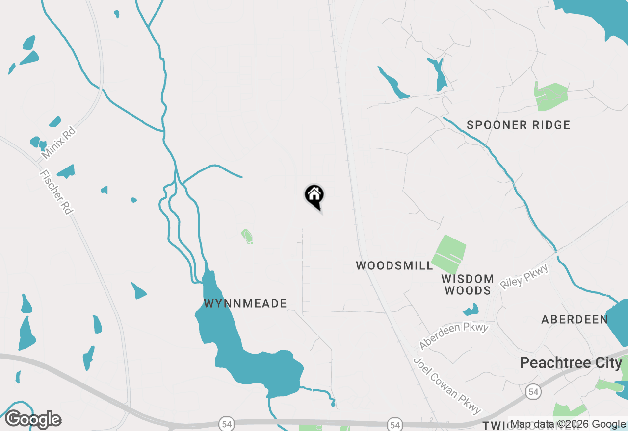 Map of 862 Richmond Circle, Peachtree City, GA 30269