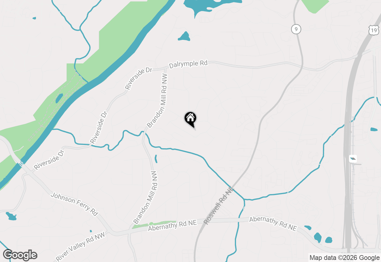 Map of 204 Devonwood Drive, Sandy Springs, GA 30328