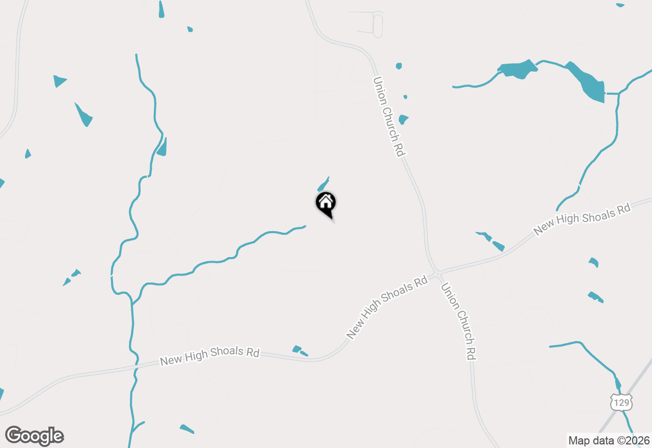 Map of 2070 Stoney Brook Lane, Watkinsville, GA 30677