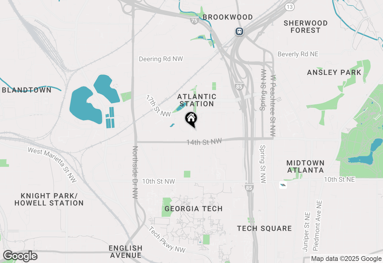 Map of 395 Laurent Street Nw #4, Atlanta, GA 30318