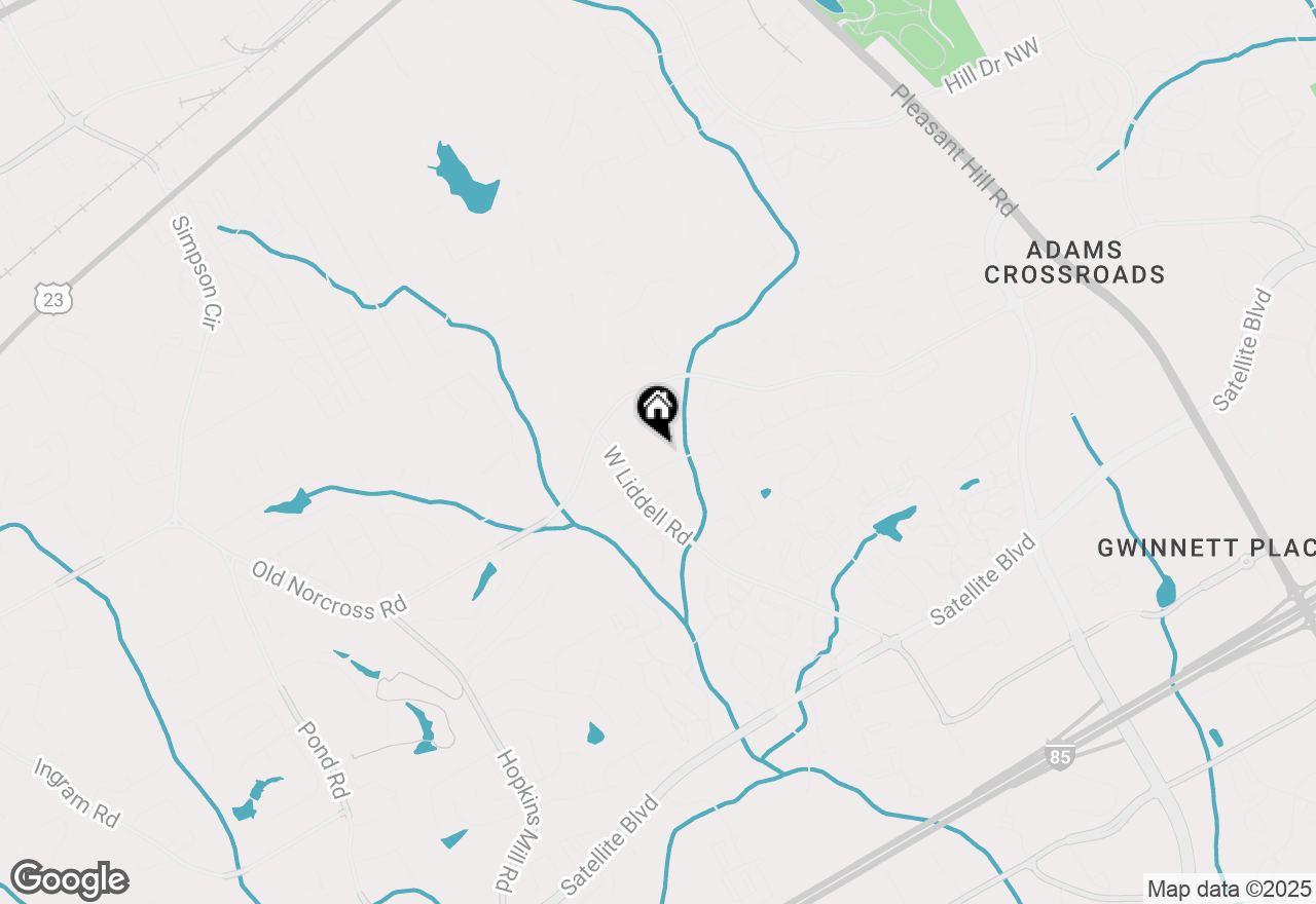 Map of 2345 Bretdale Road, Duluth, GA 30096