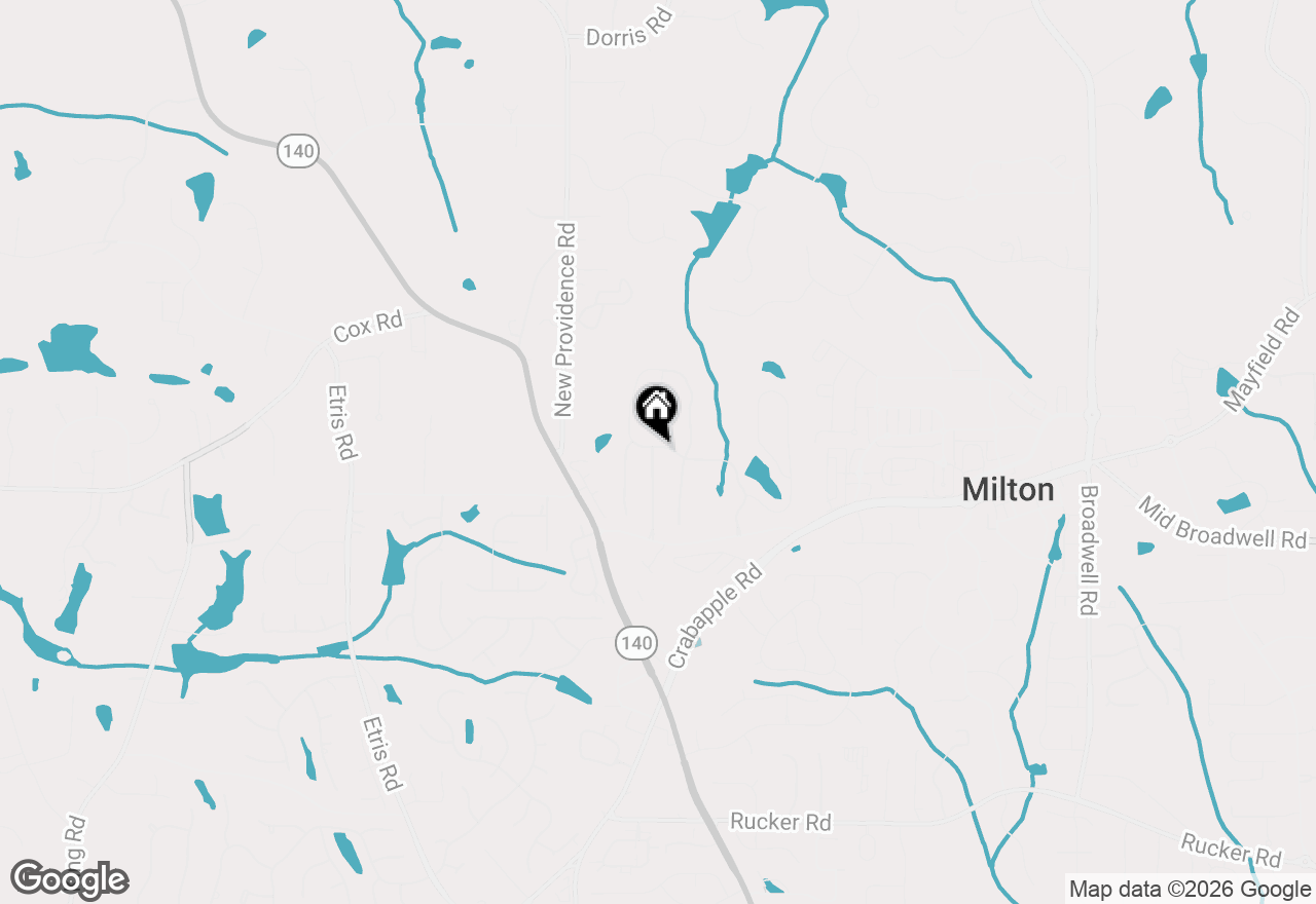 Map of 12592 Waterside Drive, Milton, GA 30004