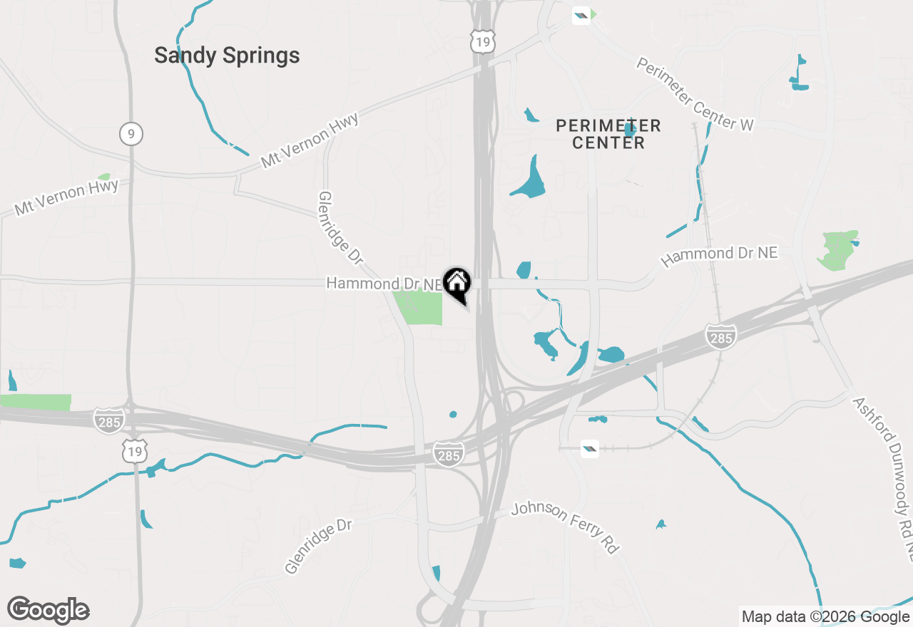 Map of 799 Hammond Drive #205, Sandy Springs, GA 30328