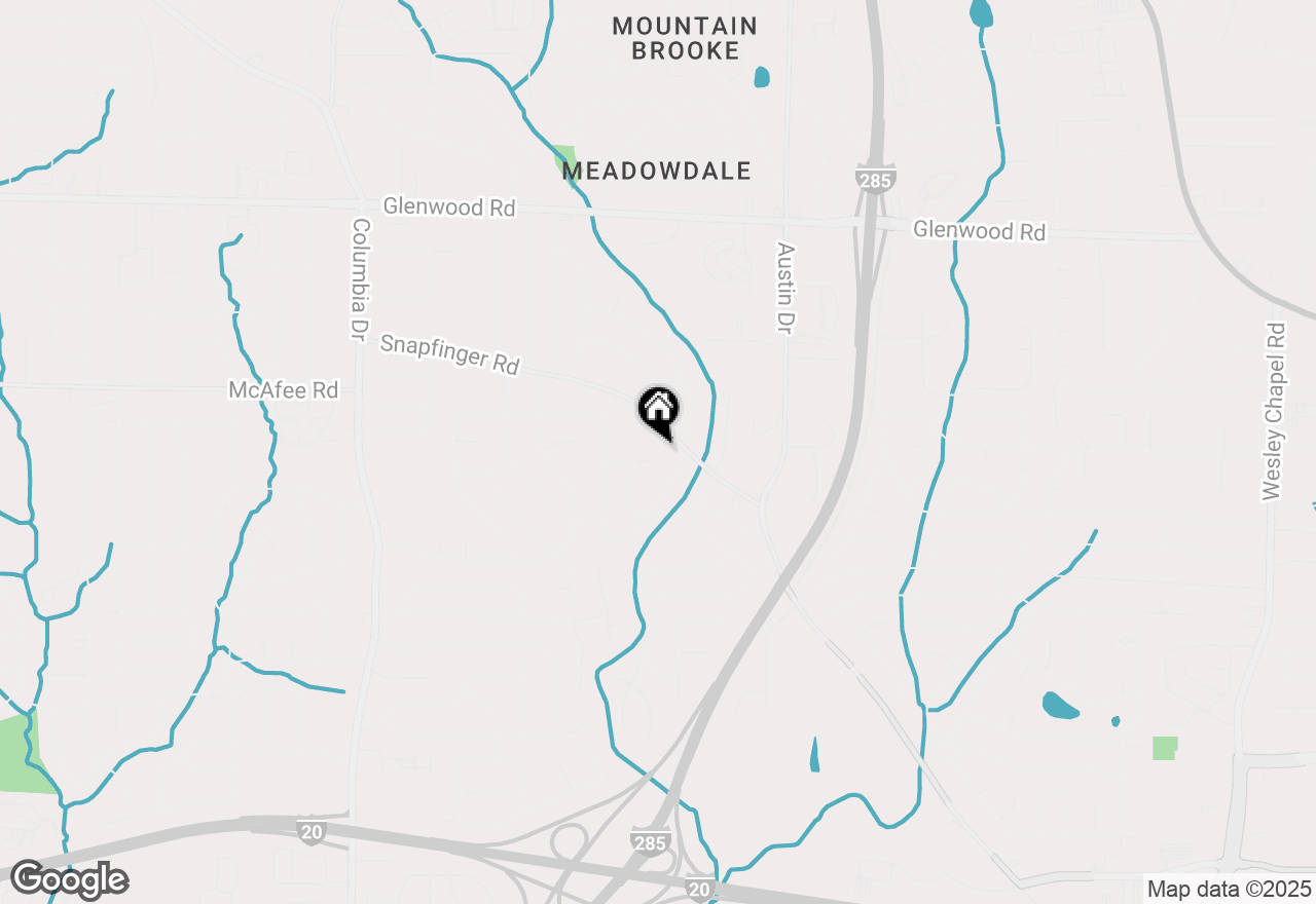 Map of 3670 Broadview Court, Decatur, GA 30032