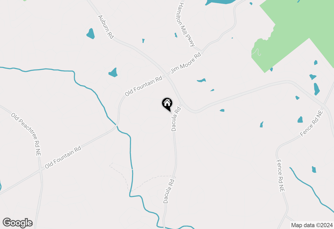 Map of 2910 Evergreen Eve Crossing, Dacula, GA 30019