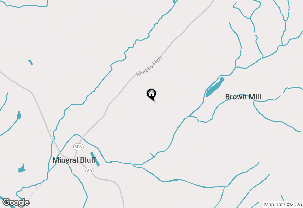 Map of 538 Mountain Laurel Ridge, Mineral Bluff, GA 30559