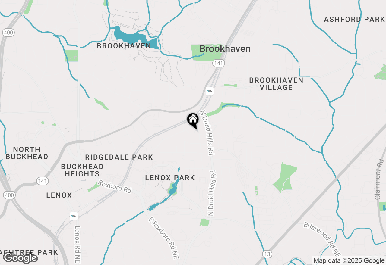 Map of 1160 Thornwell Drive Ne, Brookhaven, GA 30319