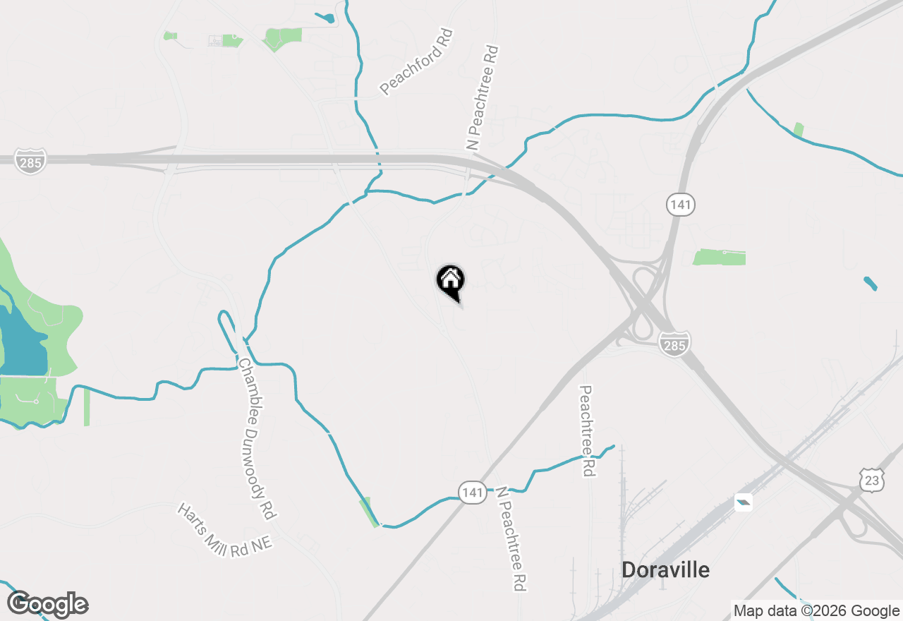 Map of 2197 Spring Walk Court, Atlanta, GA 30341