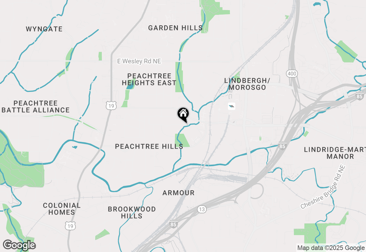 Map of 335 Eureka Drive Ne, Atlanta, GA 30305
