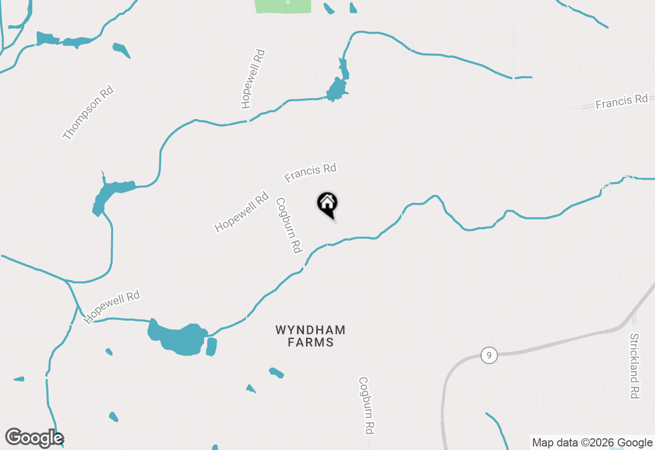 Map of 14656 Timber Point, Milton, GA 30004