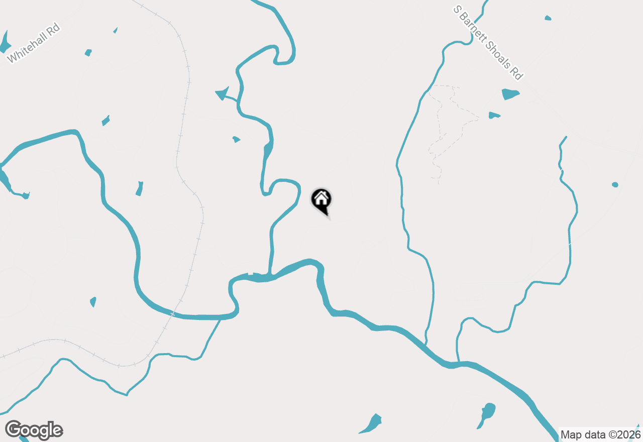 Map of 340 Red Fox Run, Athens, GA 30605