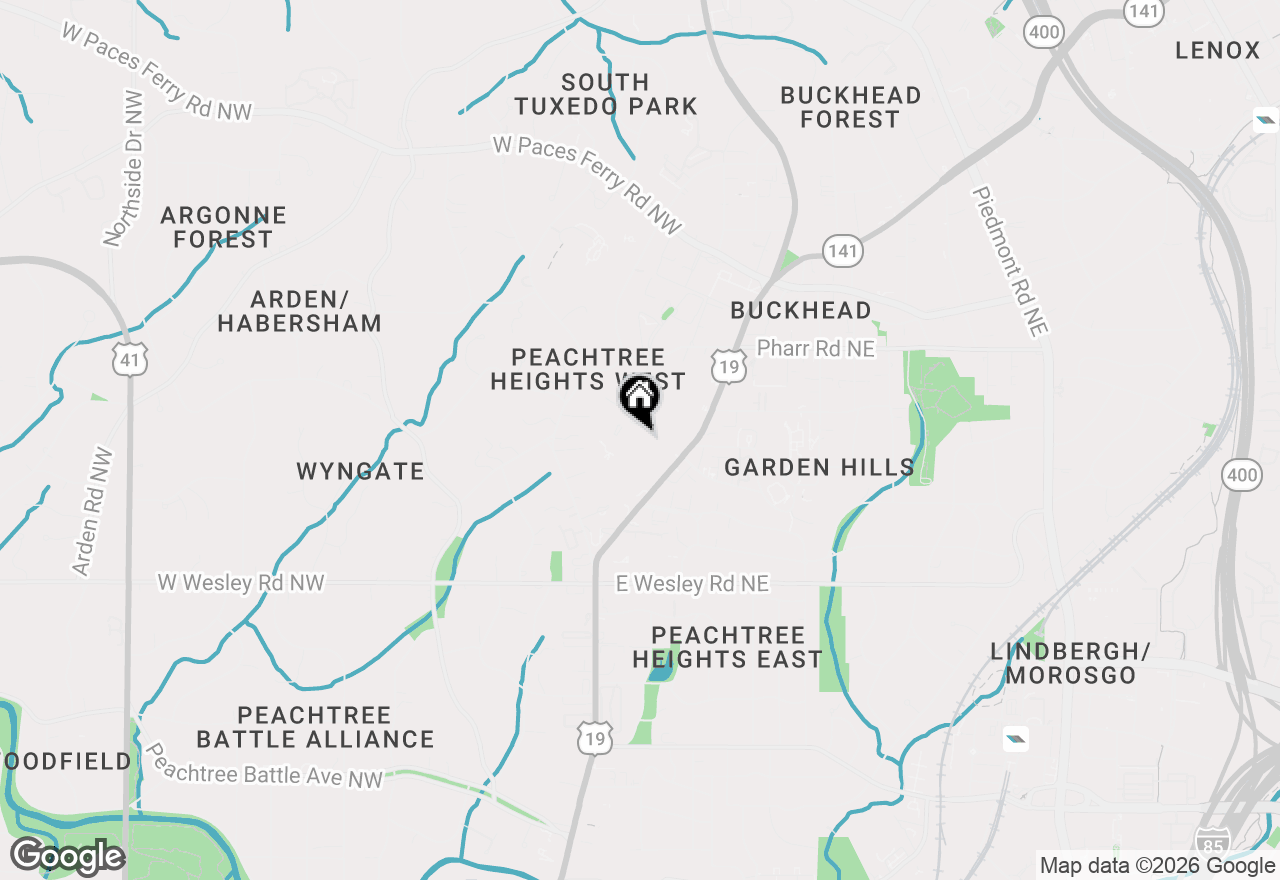 Map of 2870 Pharr Court South Nw #2701, Atlanta, GA 30305
