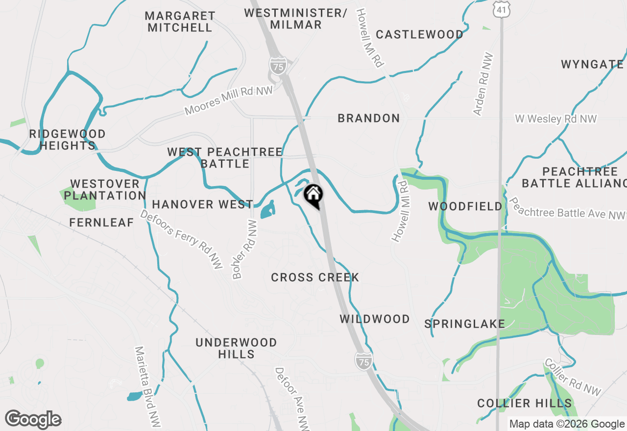 Map of 123 Elysian Way Nw, Atlanta, GA 30327