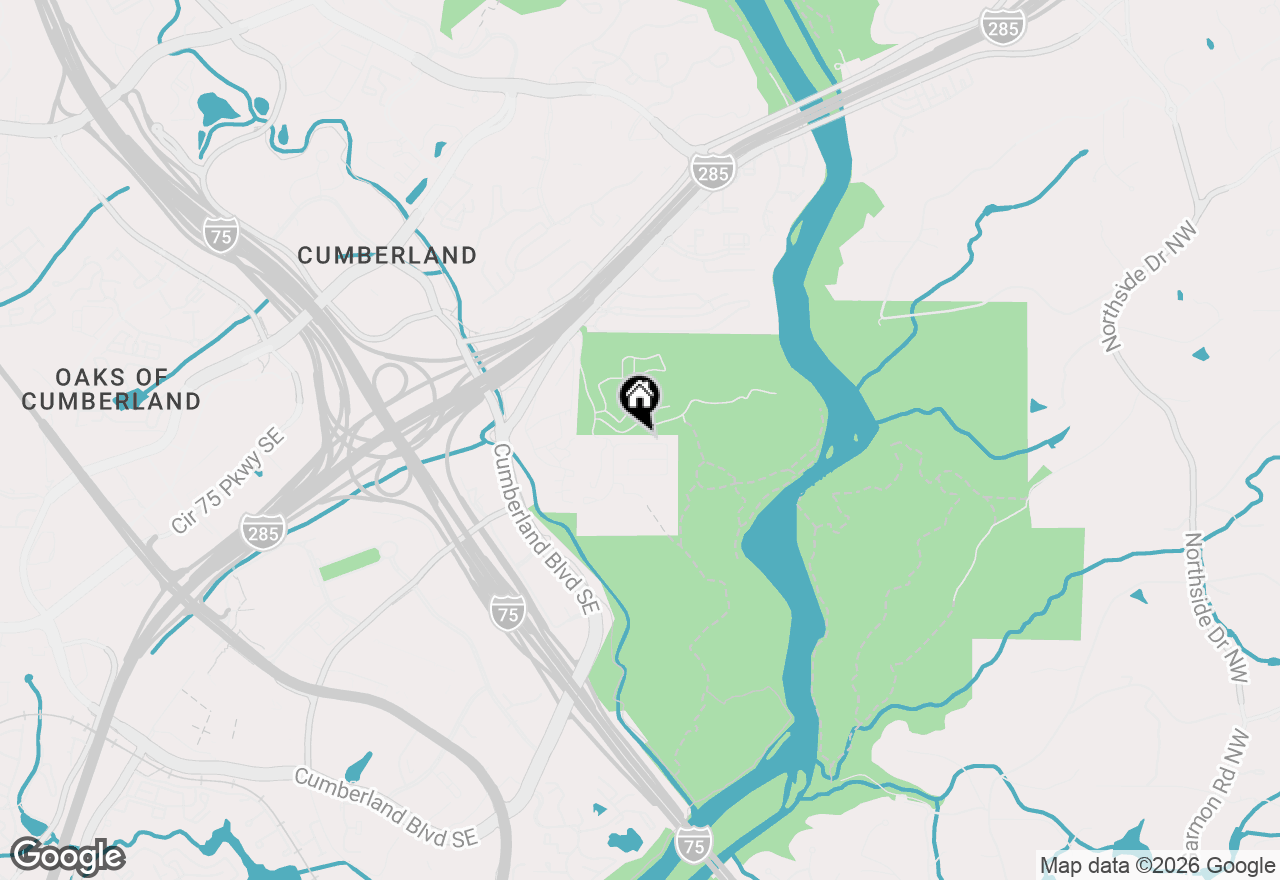 Map of 3743 Chattahoochee Summit Drive Se #2, Atlanta, GA 30339