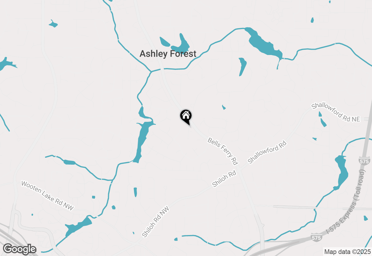 Map of 4771 Pinefield Drive Nw, Acworth, GA 30102