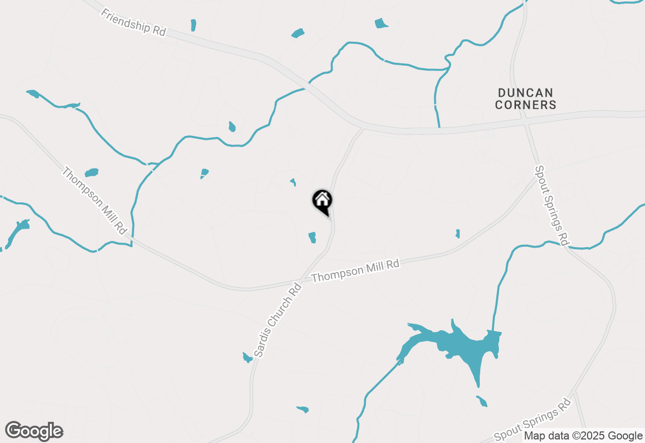 Map of 4496 Sardis Church Road, Buford, GA 30519