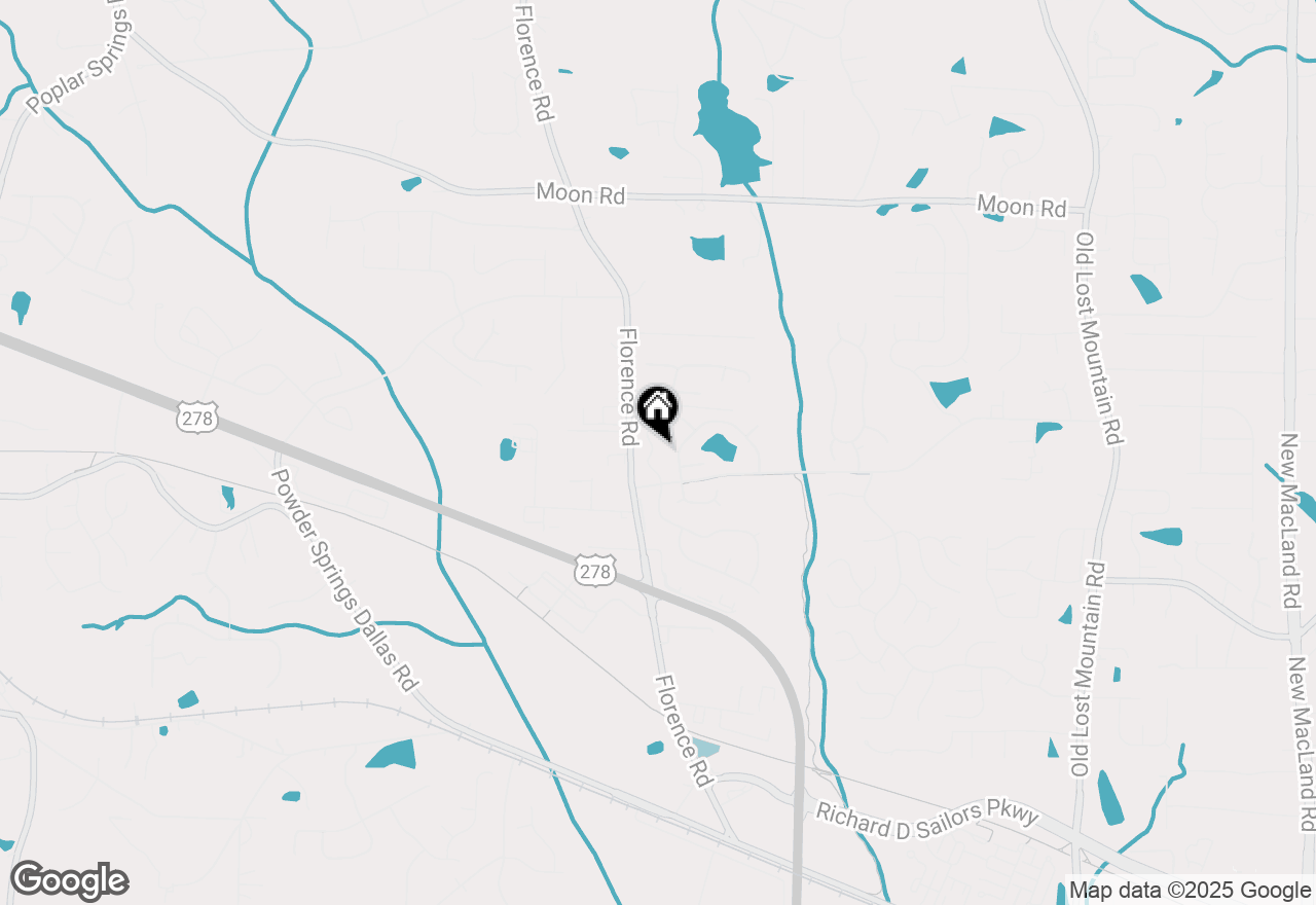 Map of 3073 Hopeland Drive, Powder Springs, GA 30127