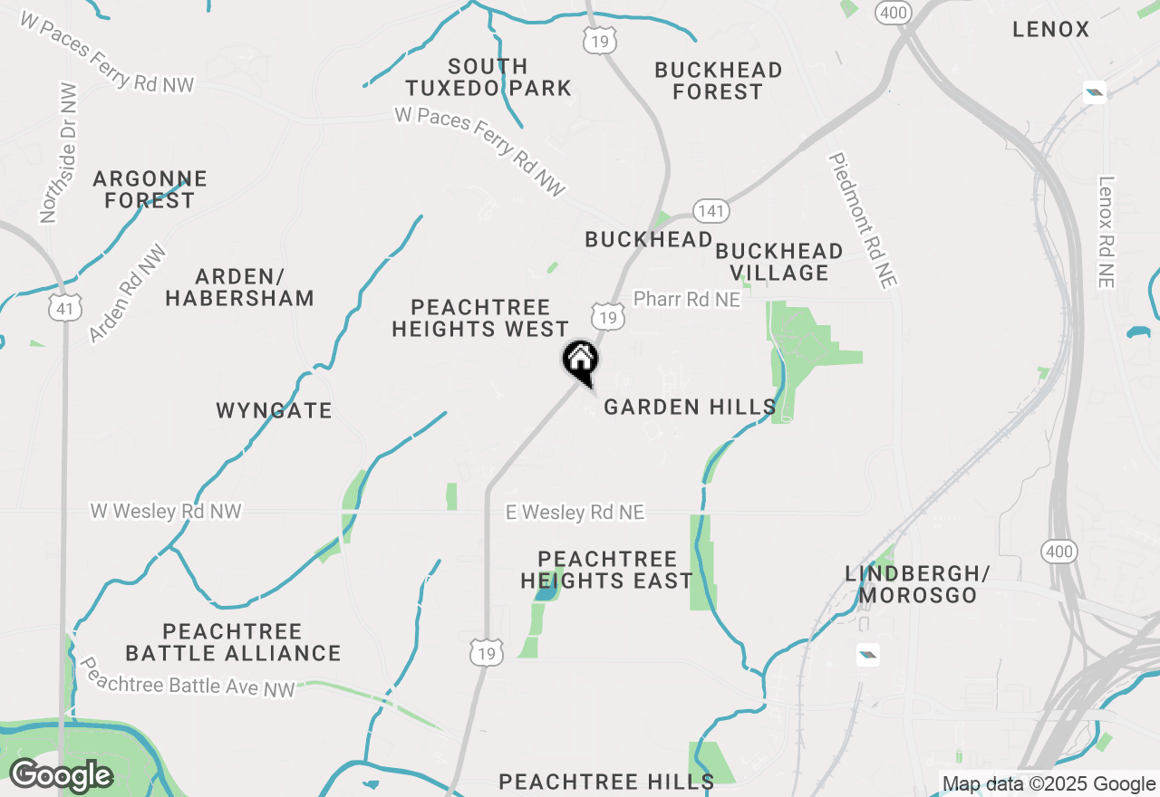 Map of 2881 Peachtree Road Ne #2403, Atlanta, GA 30305