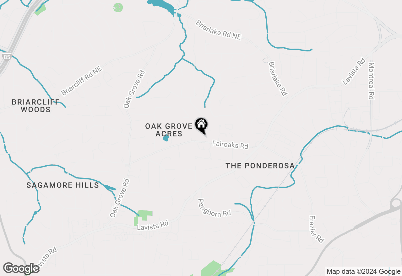 Map of 2656 Fairoaks Road, Decatur, GA 30033