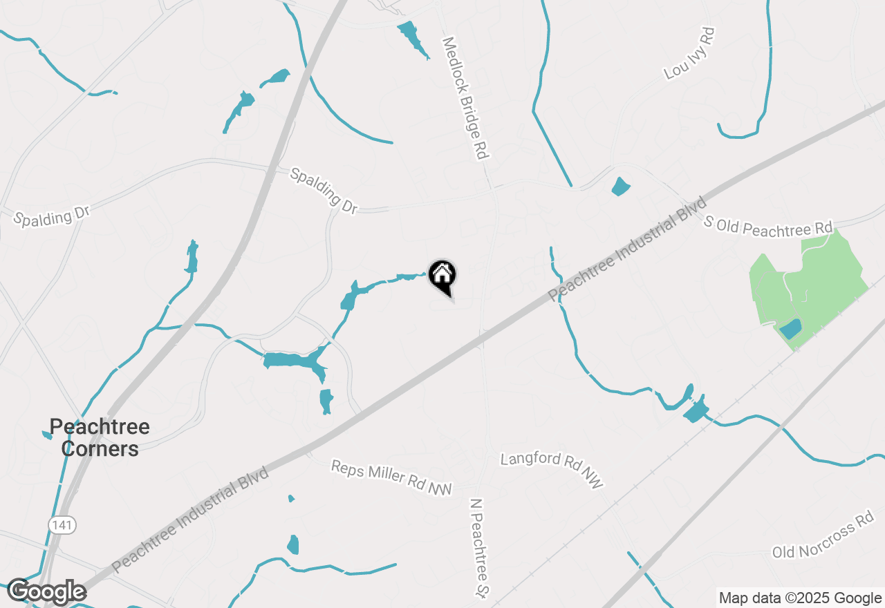 Map of 5361 Medlock Corners Drive, Peachtree Corners, GA 30092