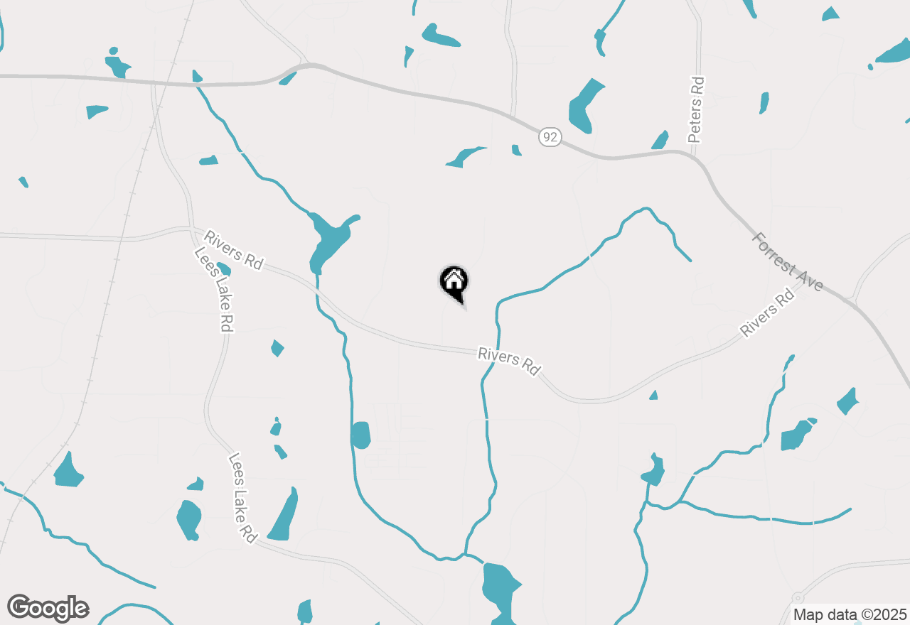 Map of 145 Blossom Ridge Trail, Fayetteville, GA 30214