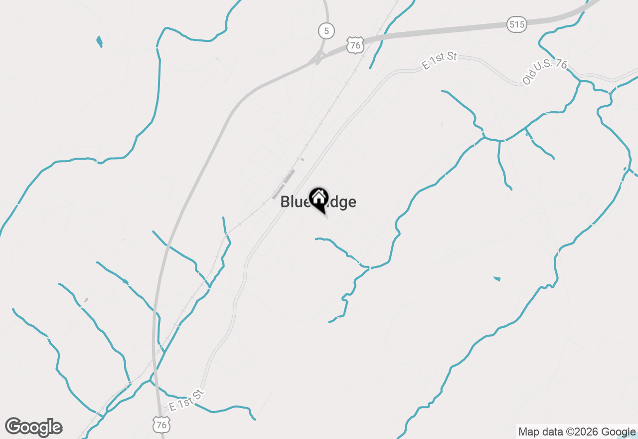 Map of 503 Church Street, Blue Ridge, GA 30513