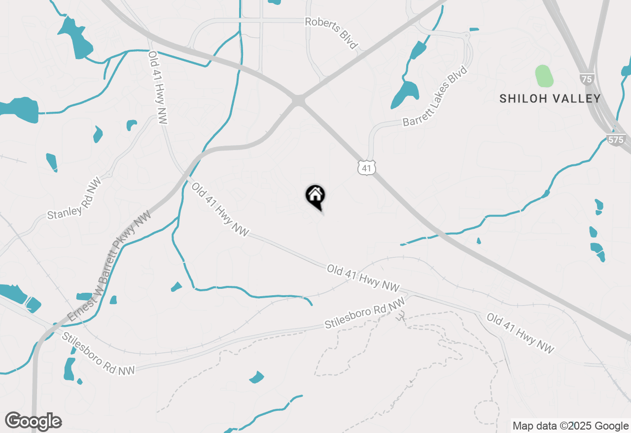 Map of 1528 Ridenour Parkway Nw, Kennesaw, GA 30152