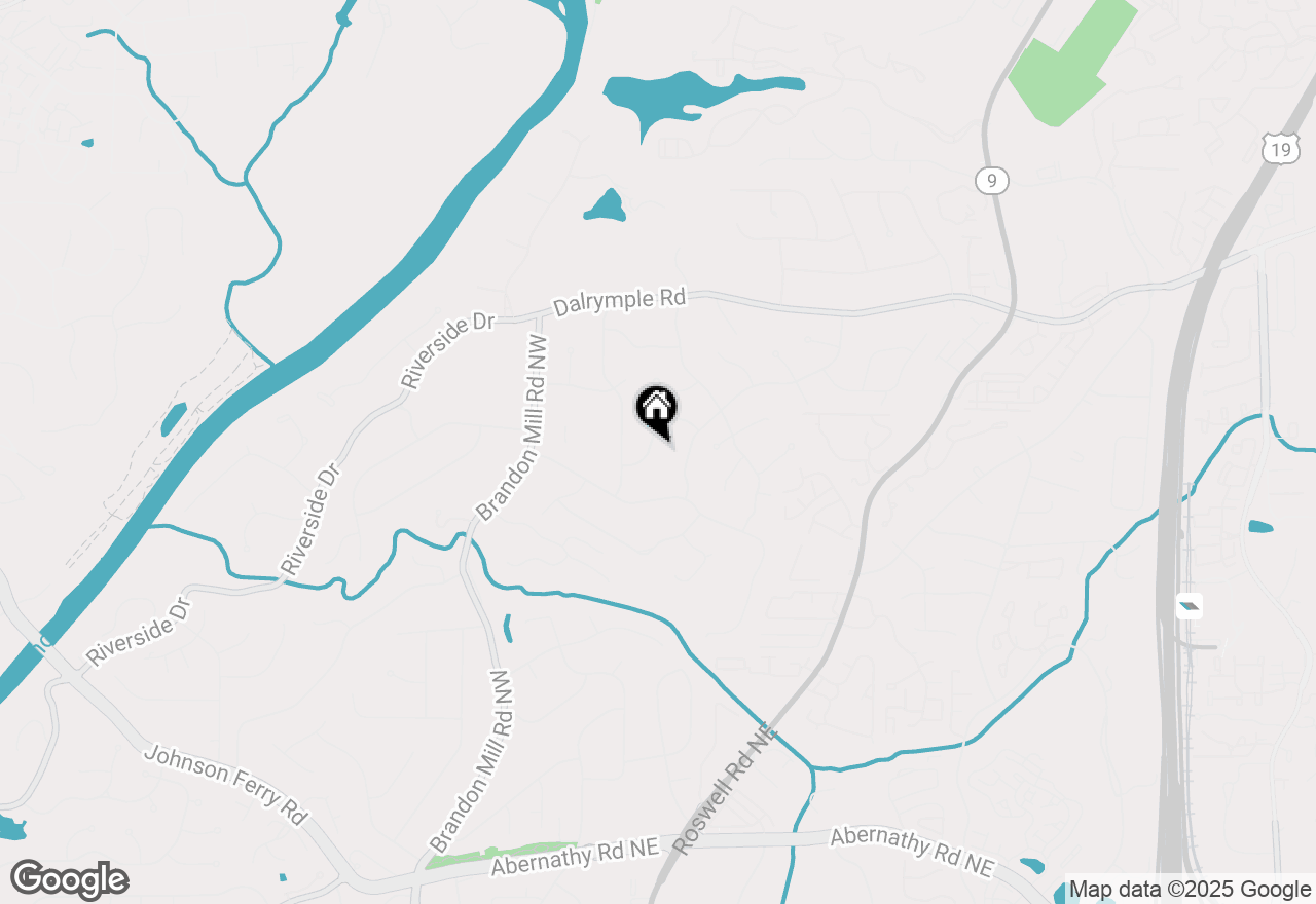 Map of 205 Abington Drive, Sandy Springs, GA 30328