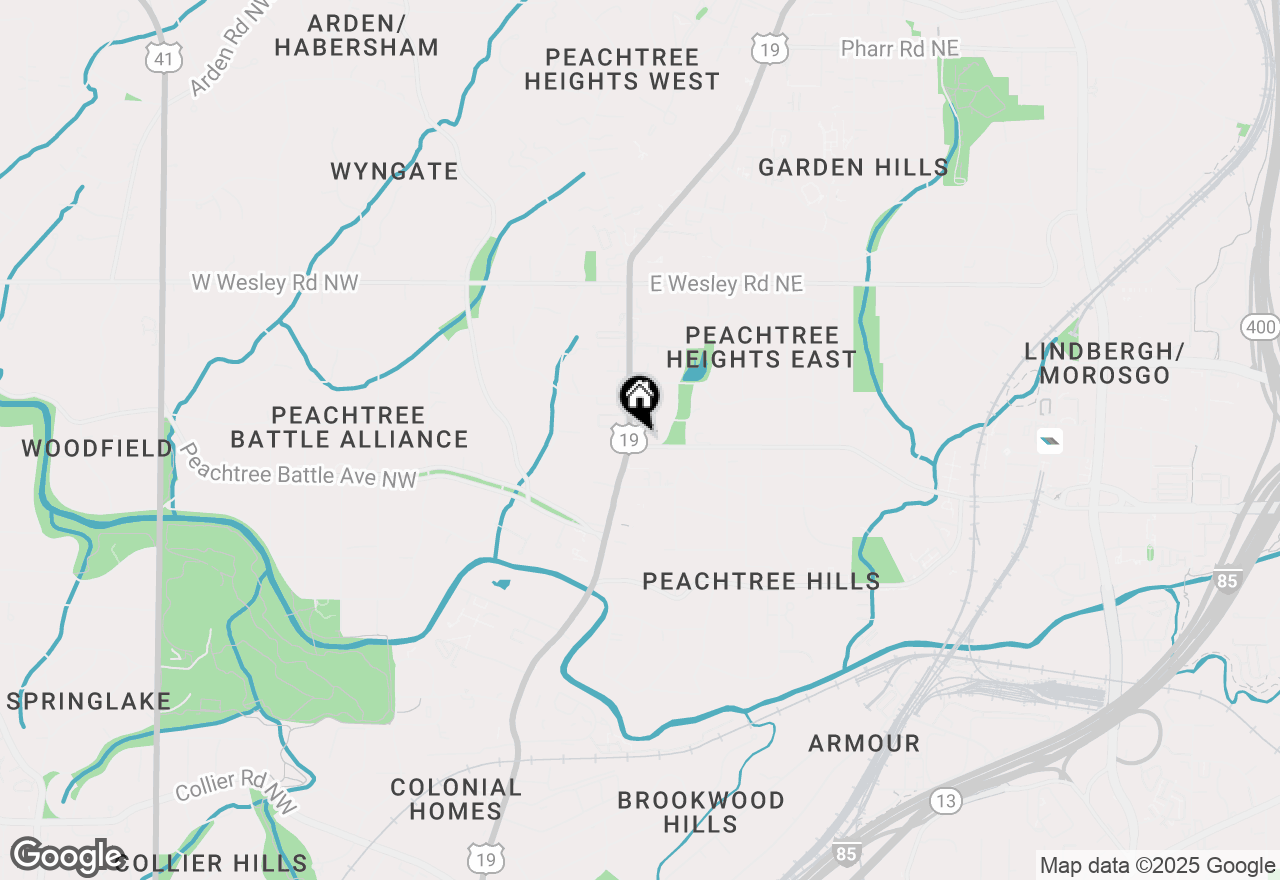 Map of 2499 Peachtree Road Ne #306, Atlanta, GA 30305