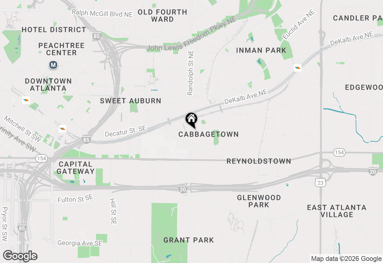 Map of 172 Carroll Street Se #103, Atlanta, GA 30312