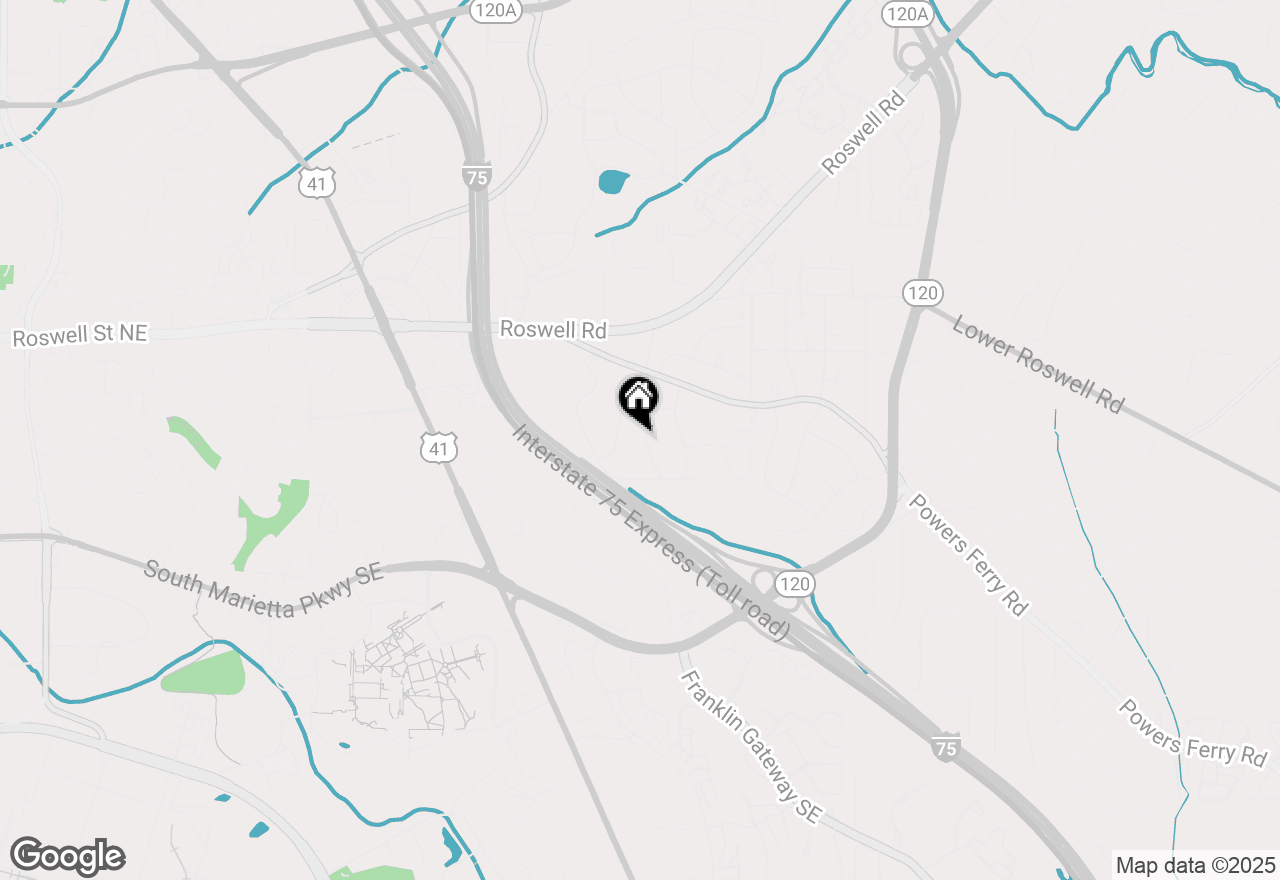 Map of 204 Mathews Circle Se, Marietta, GA 30067
