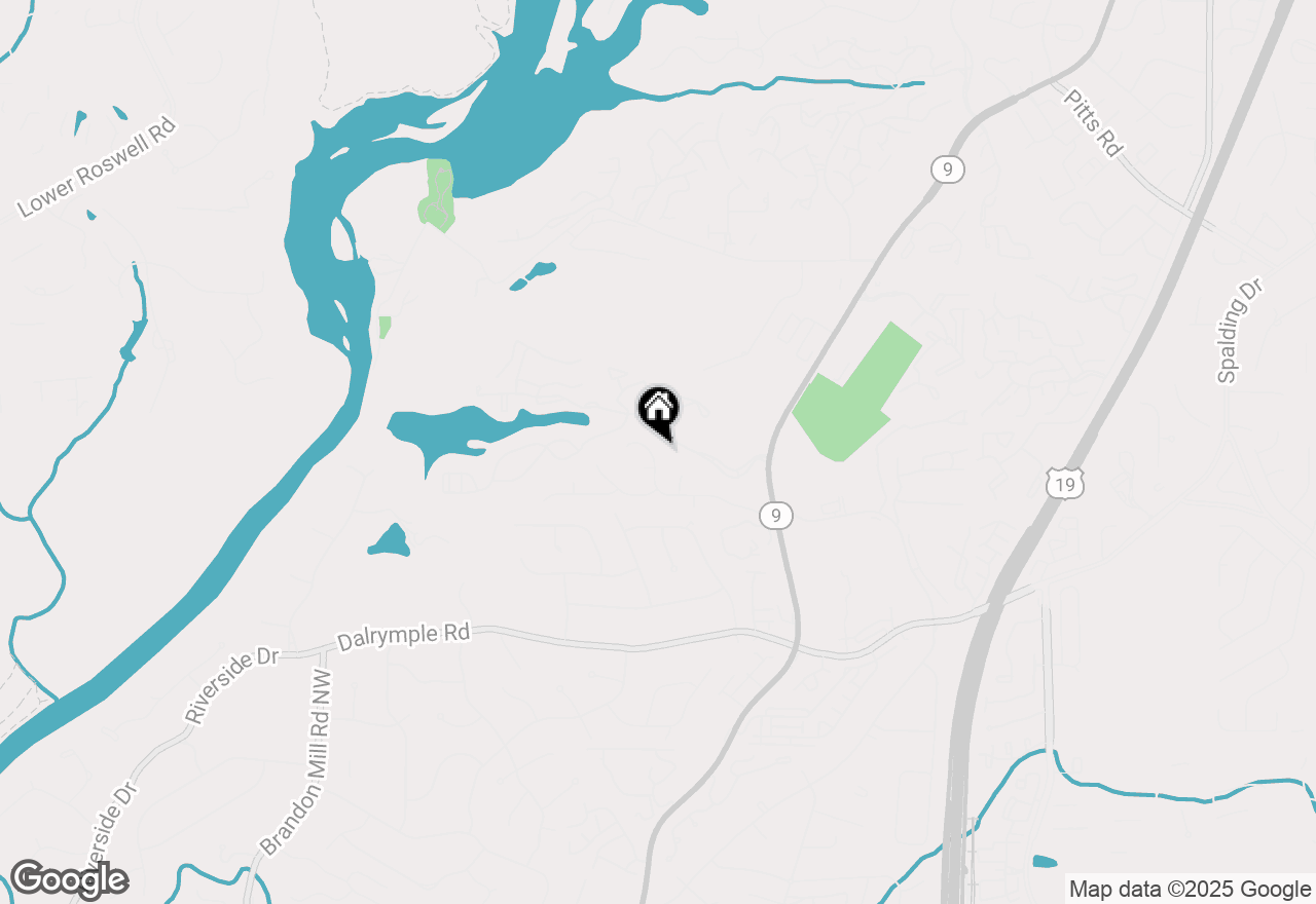 Map of 225 Trowbridge Road, Sandy Springs, GA 30350