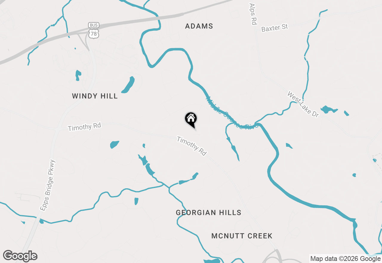 Map of 106 St James Court, Athens, GA 30606