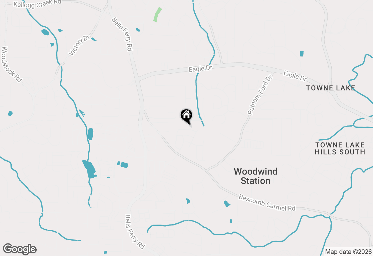 Map of 243 Cordova Street, Woodstock, GA 30189