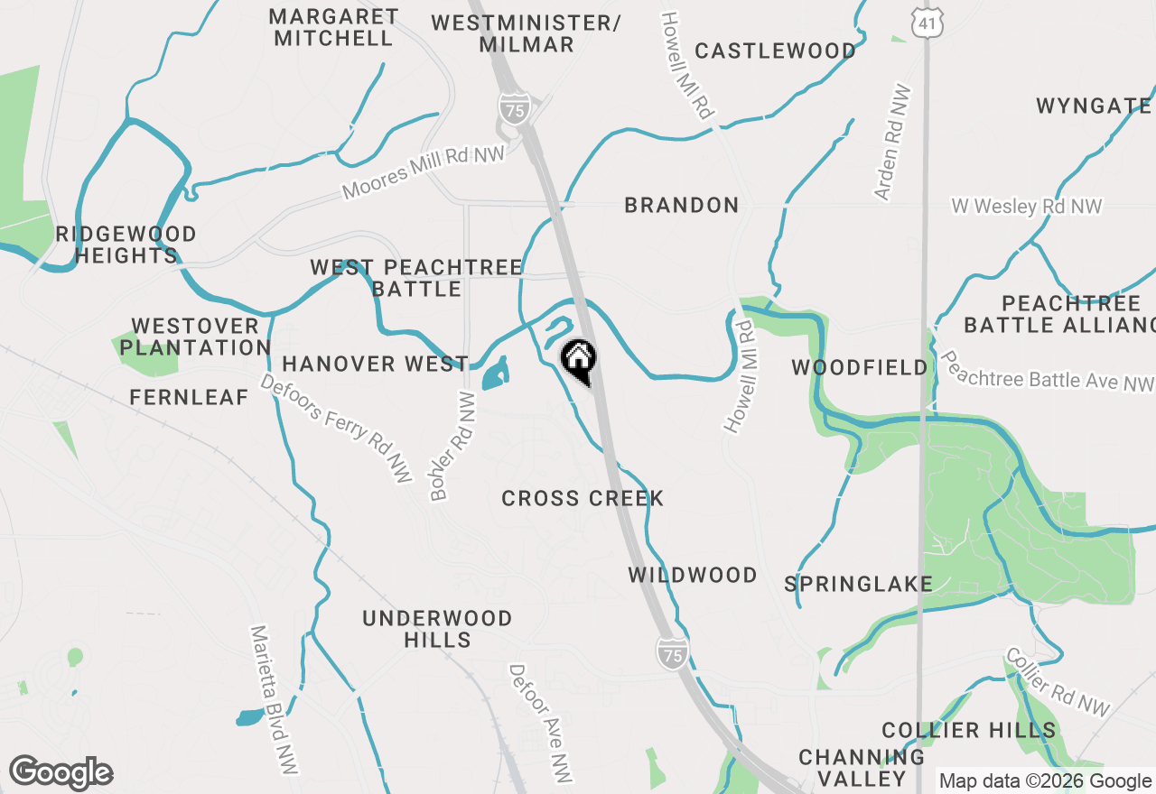 Map of 115 Elysian Way Nw, Atlanta, GA 30327