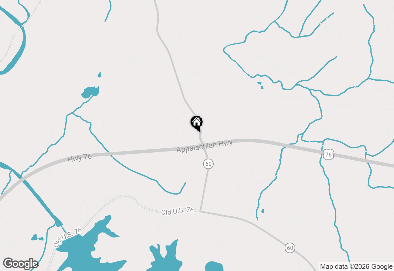 Map of 64 Bowarrow Trail, Mineral Bluff, GA 30559