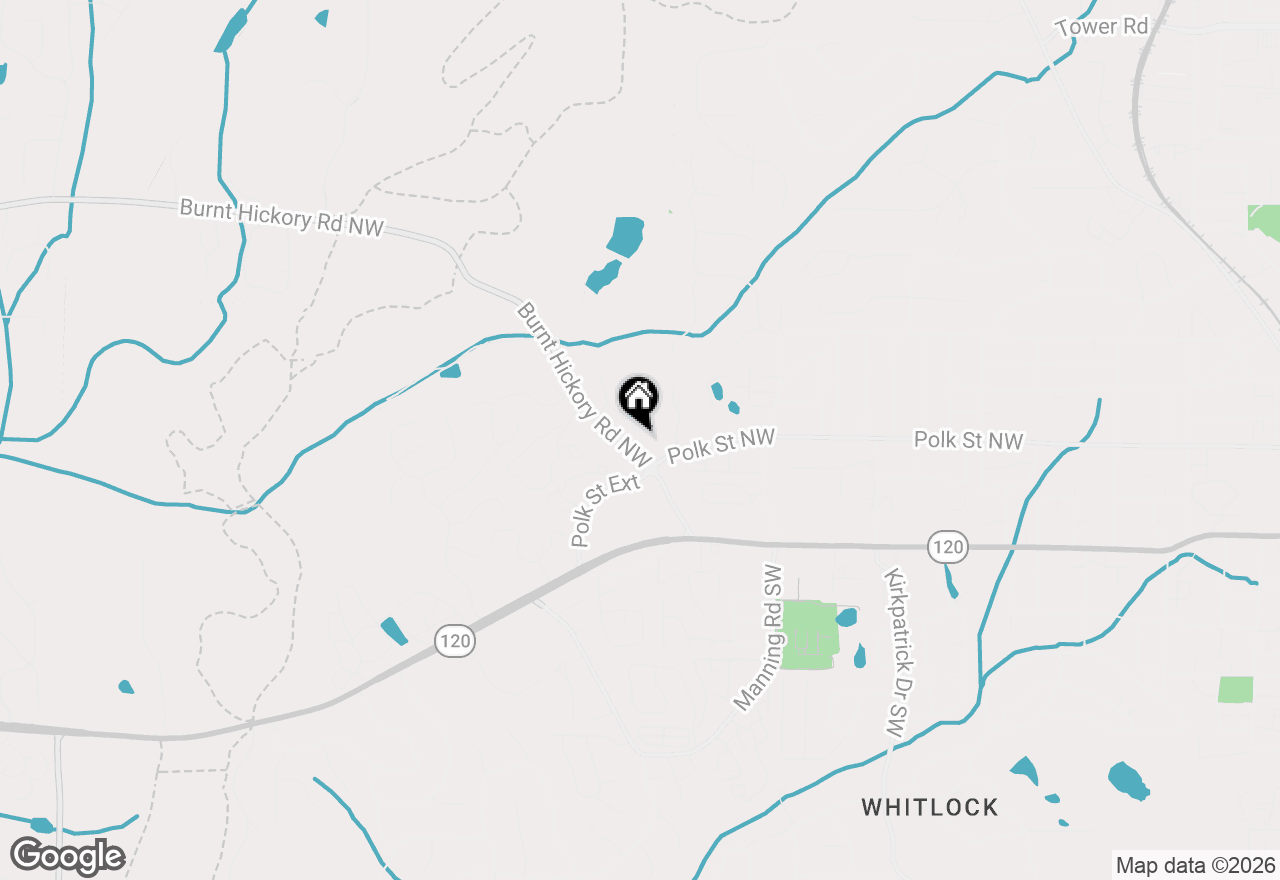 Map of 950 Mountain Brook Lane Nw, Marietta, GA 30064