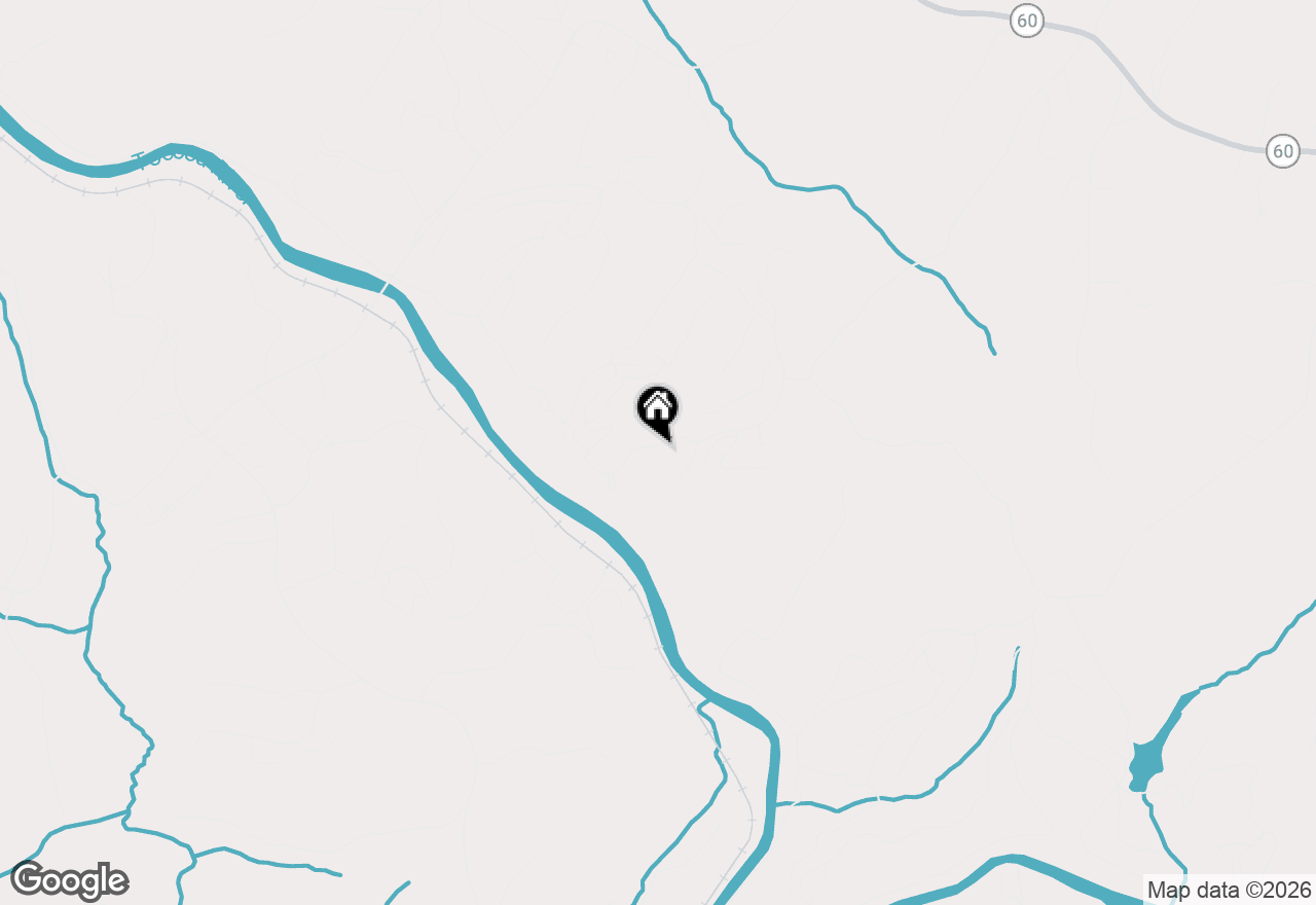 Map of 658 Old Toccoa Loop, Mineral Bluff, GA 30559