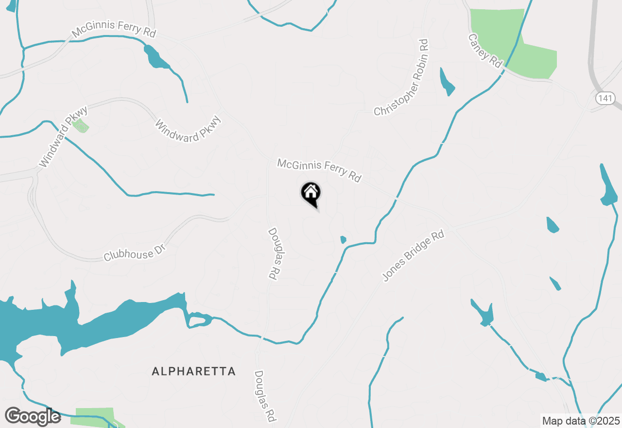 Map of 5265 Bentley Hall Drive, Alpharetta, GA 30005