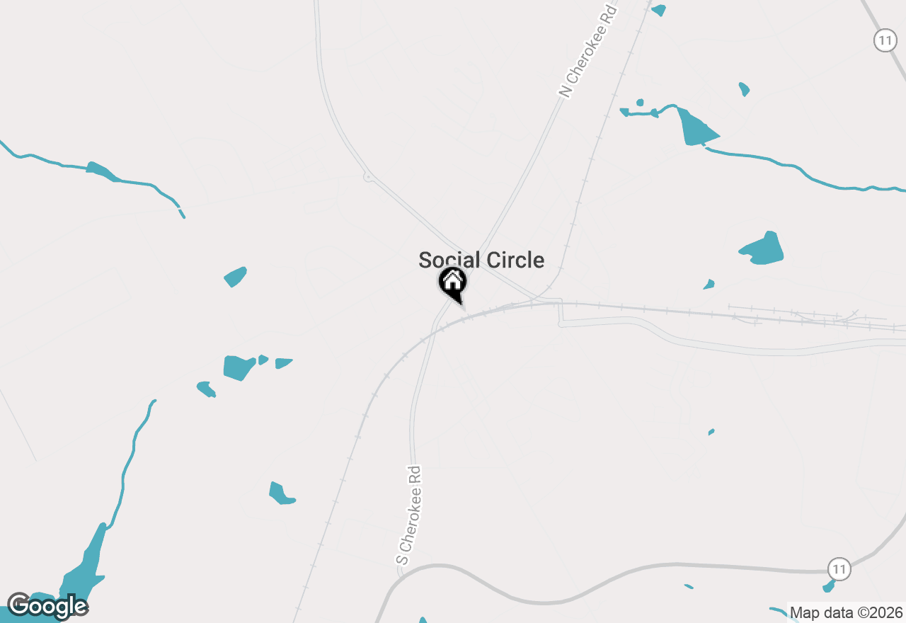 Map of 274 S Cherokee Road, Social Circle, GA 30025