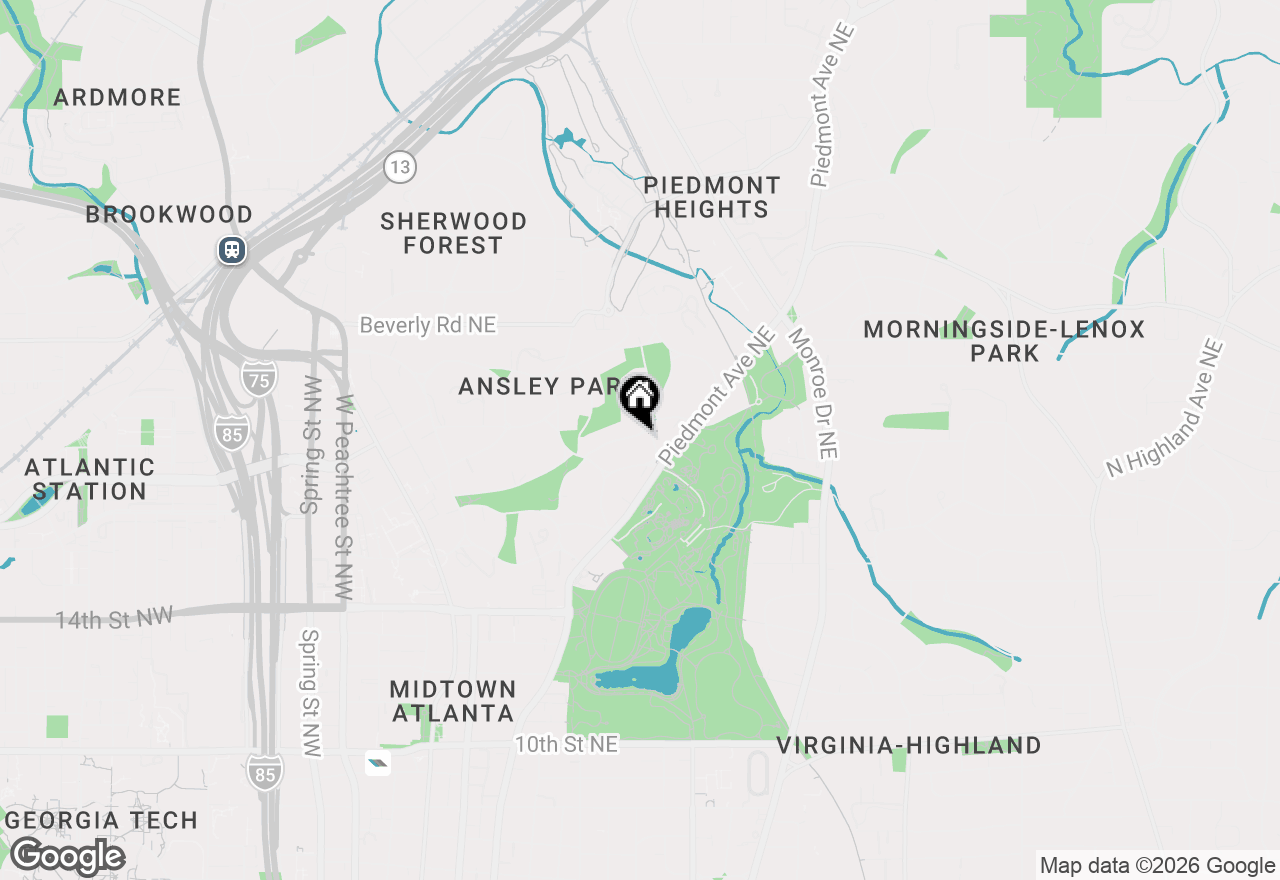 Map of 185 Westminster Drive Ne #2, Atlanta, GA 30309