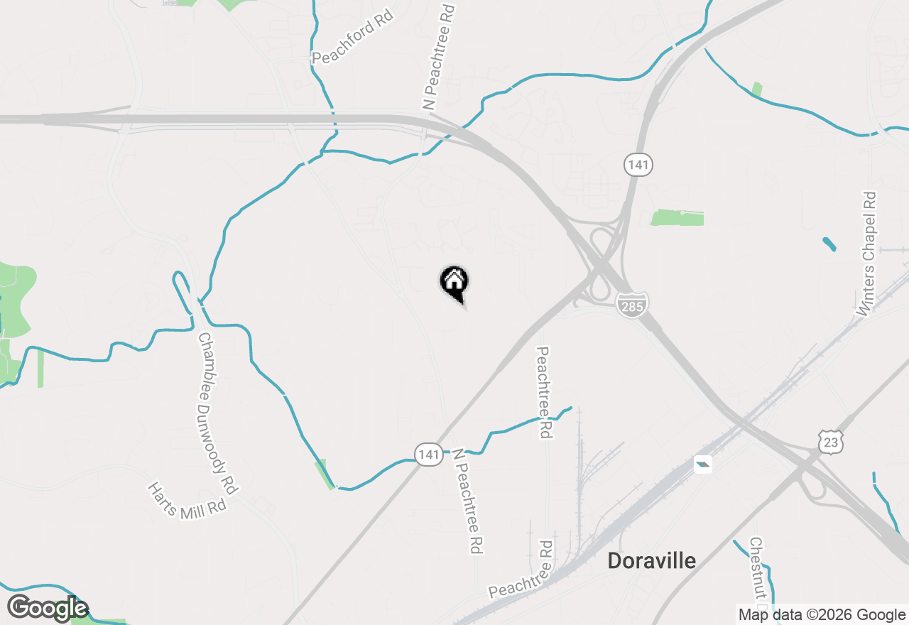 Map of 2266 N Shallowford Road, Atlanta, GA 30341