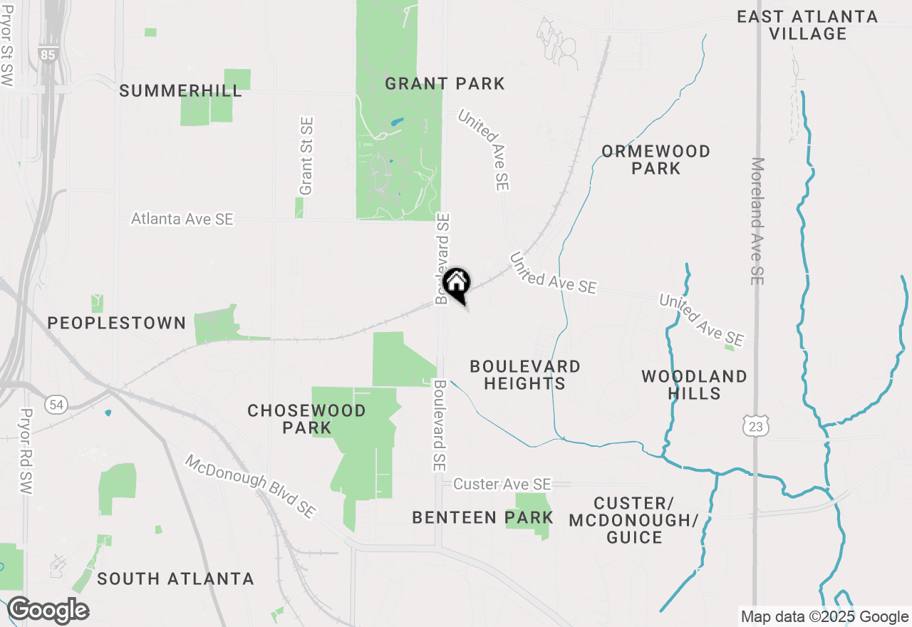 Map of 1065 Benteen Avenue Se, Atlanta, GA 30312