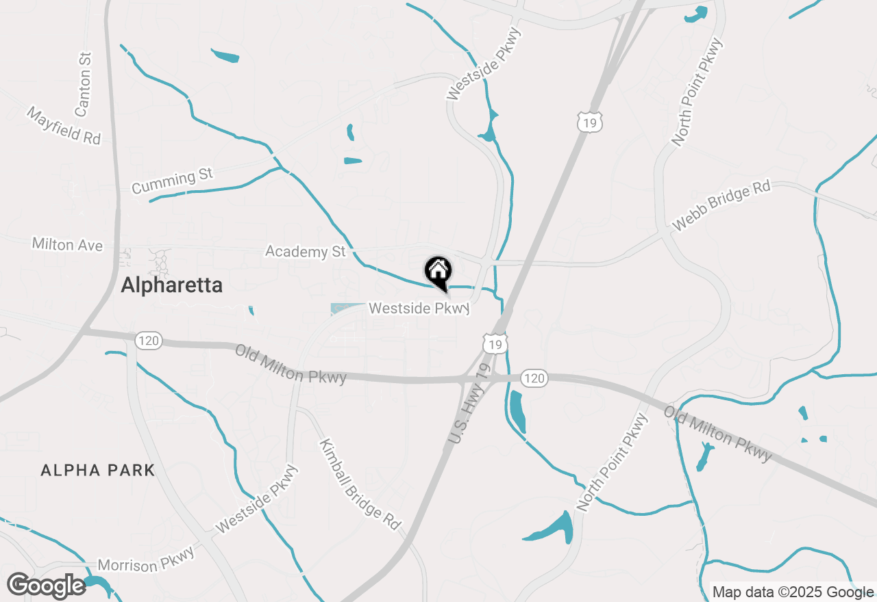 Map of 9031 Woodland Trail, Alpharetta, GA 30009