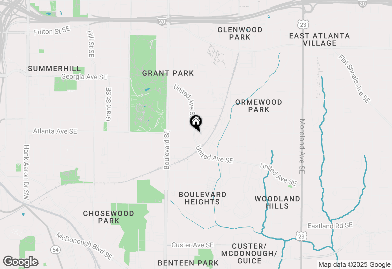 Map of 840 United Avenue #212, Atlanta, GA 30312