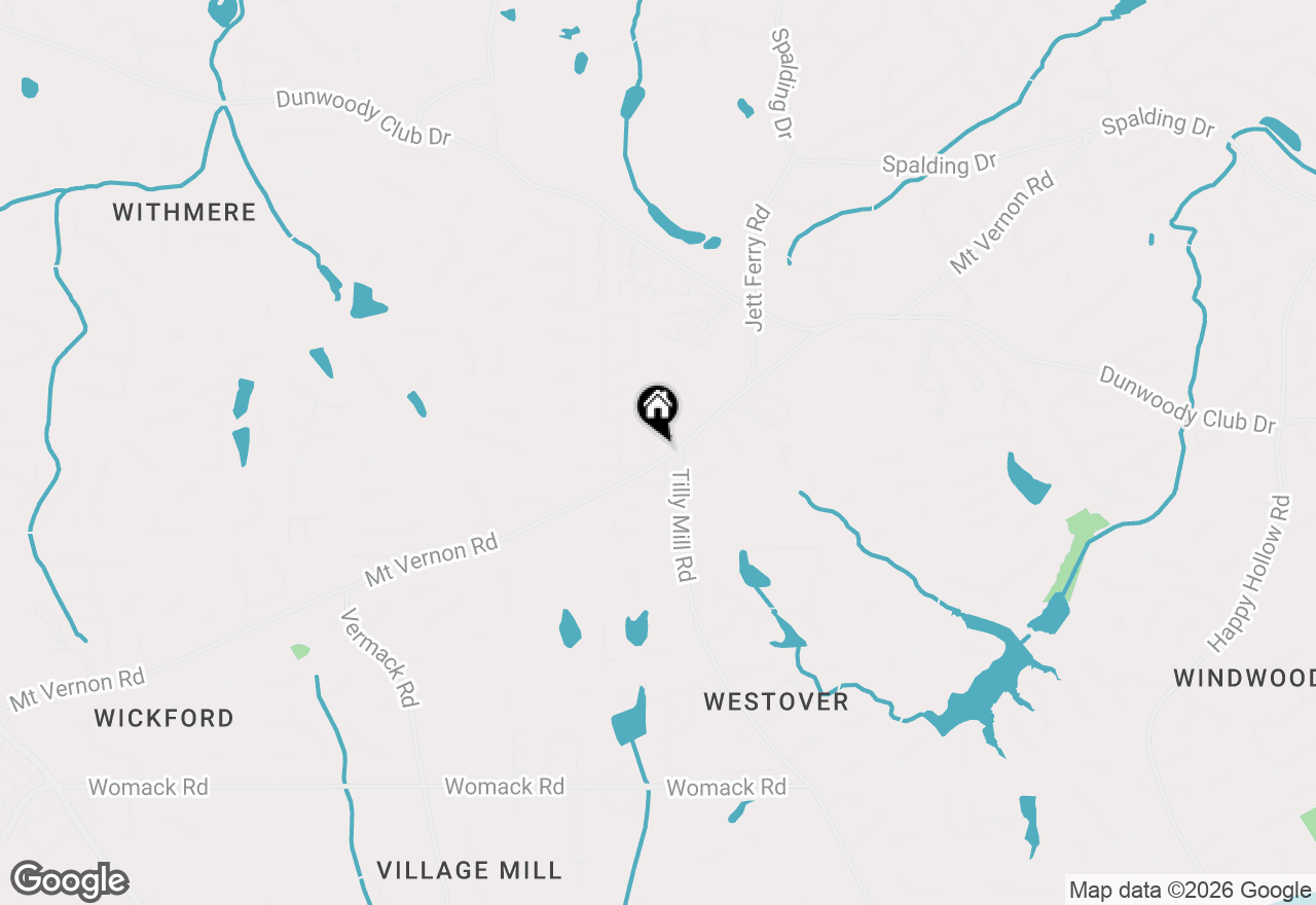 Map of 1983 Wellesley Trace, Dunwoody, GA 30338