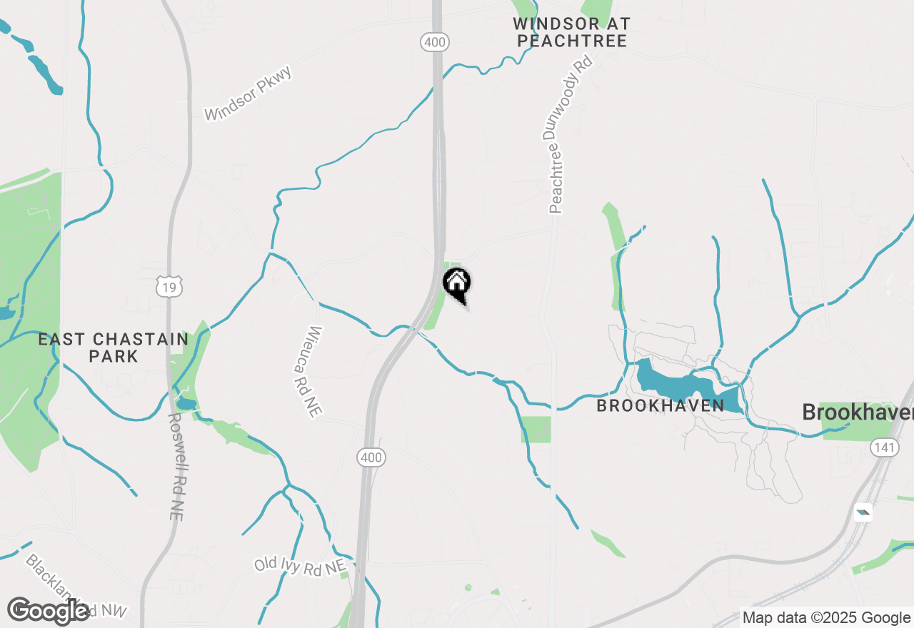 Map of 725 Glengary Way Ne, Atlanta, GA 30342