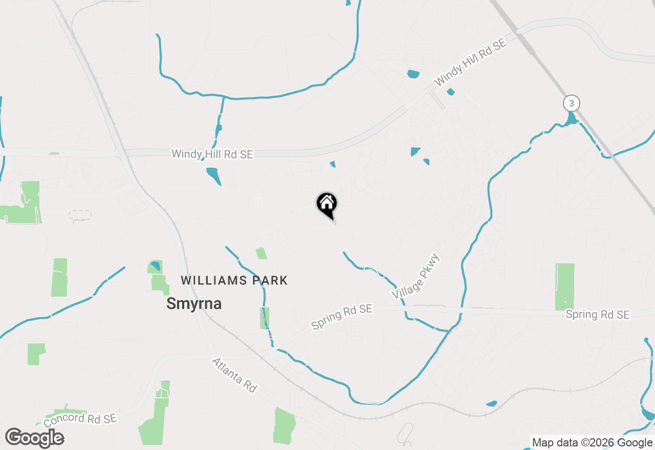 Map of 1449 Springleaf Circle Se, Smyrna, GA 30080