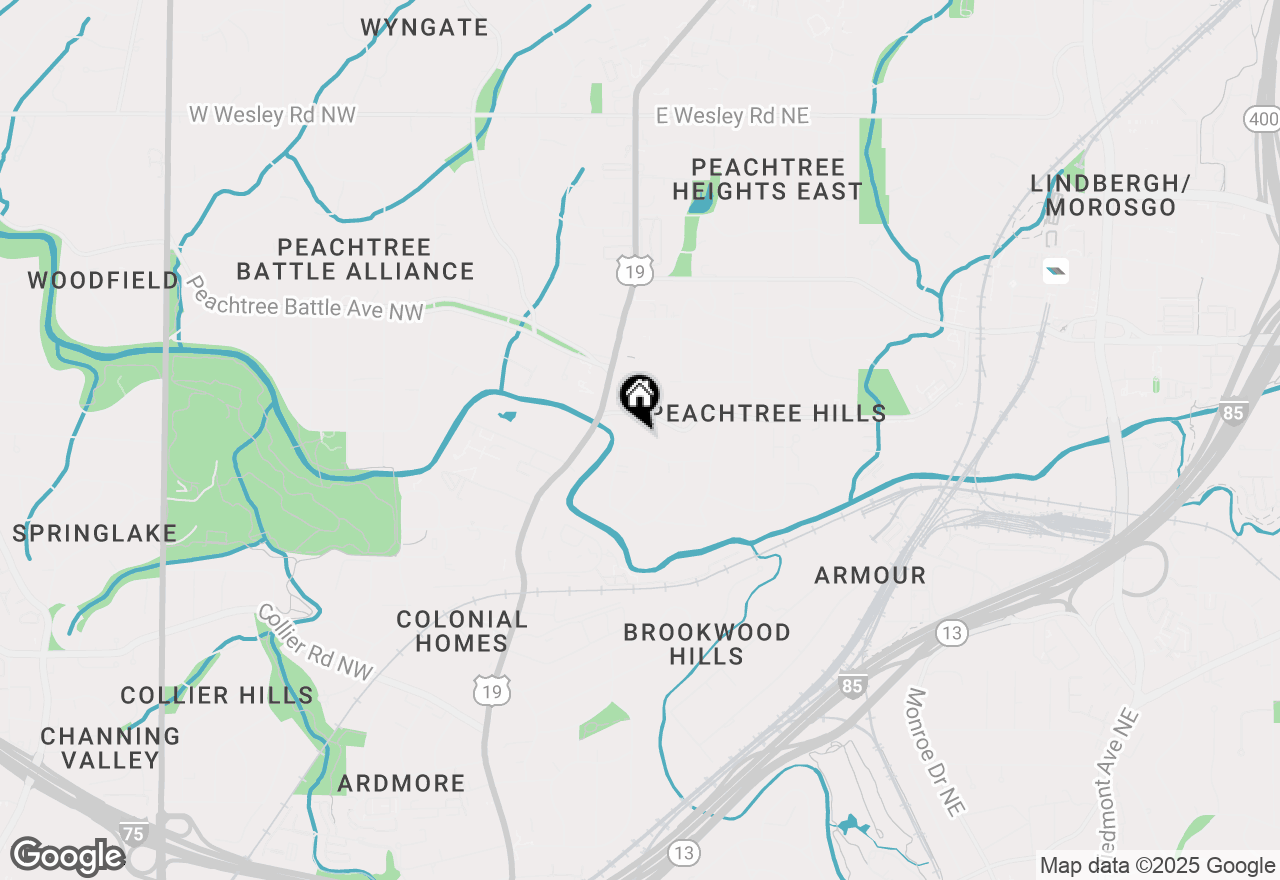 Map of 66 Mobile Avenue Ne, Atlanta, GA 30305