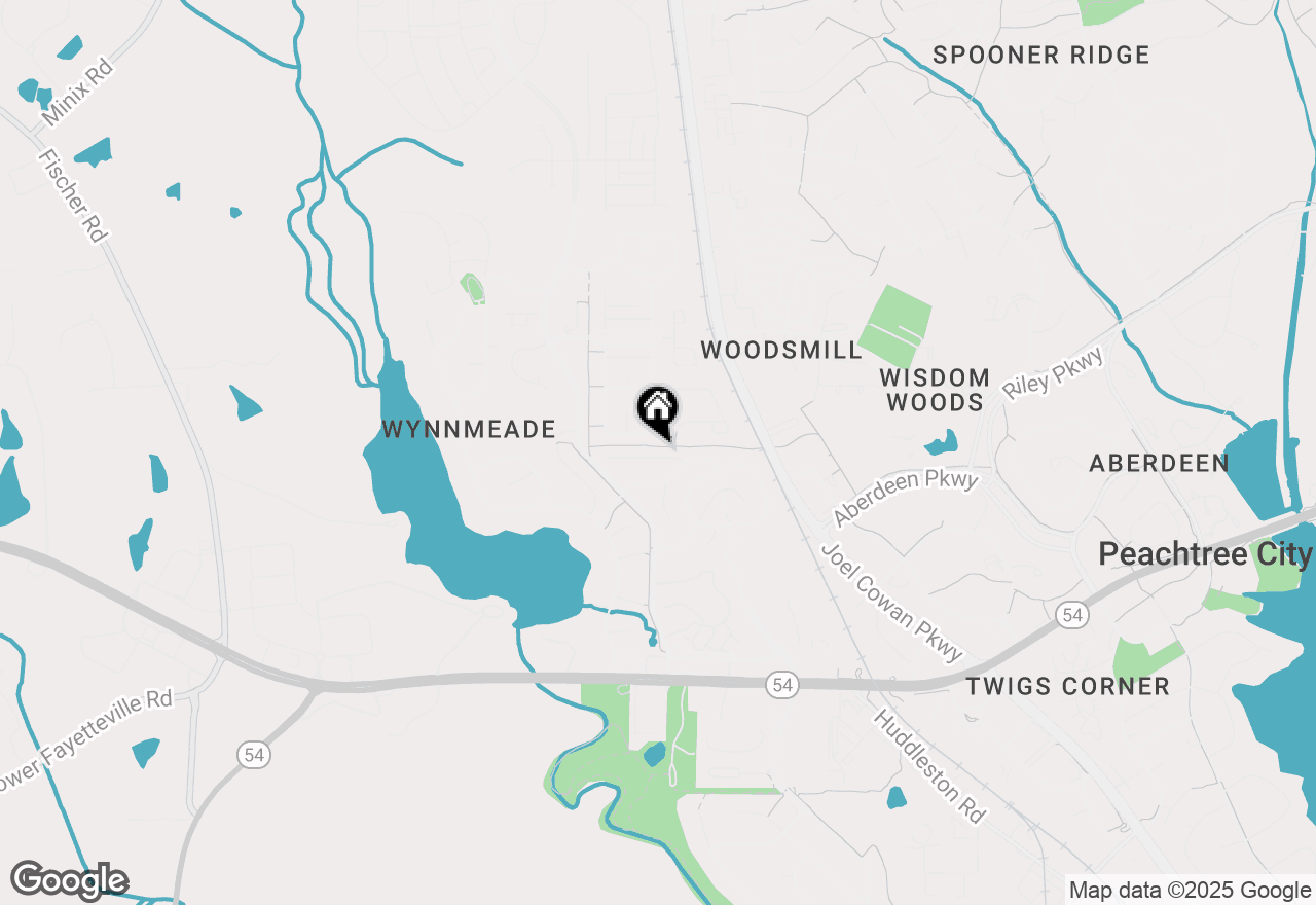 Map of 708 Gittings Avenue, Peachtree City, GA 30269